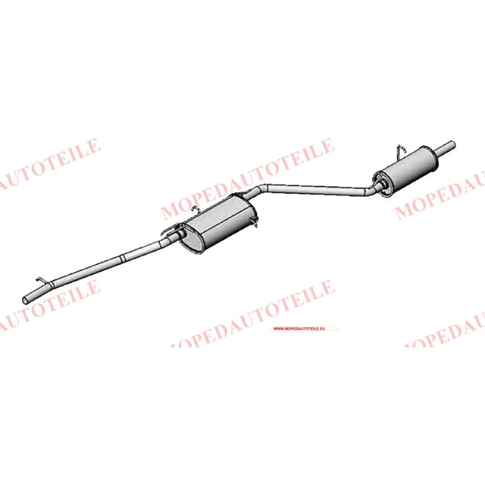 Exhaust rear silencer, Ligier Xtoo MAX