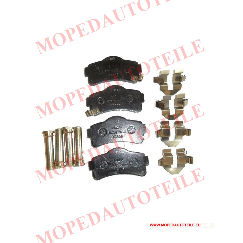 Brake pad repair kit, front for Aixam from 2010,JDM,Bellier,Chatenet