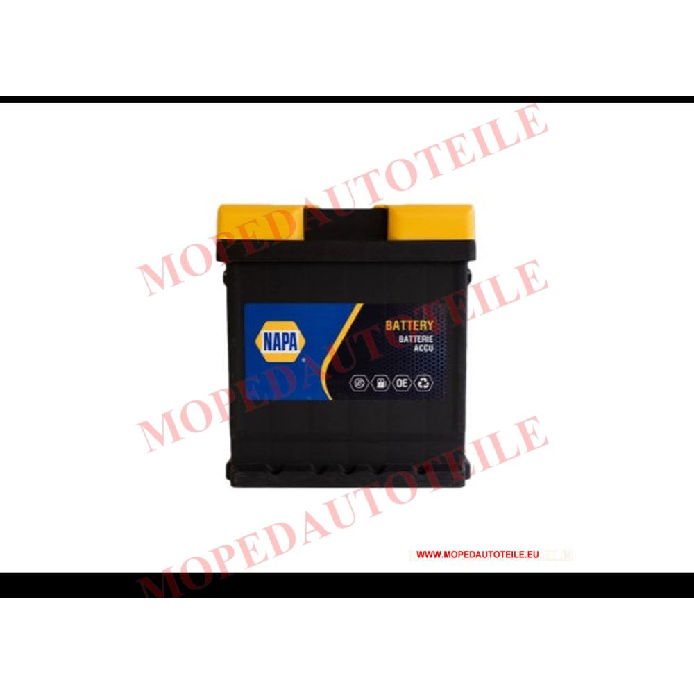 NAPA Batterie(Akku) 12 V 44 Ah für Mopedauto(Armaturenbrett Aixam)