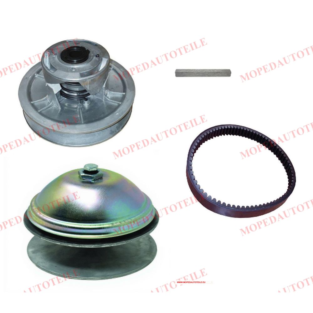 Vario Motorseite+Getriebeseite+Antriebsriemen(040/2167)+(Keil/Paßfeder),Chatenet(CH26/CH32/CH40)