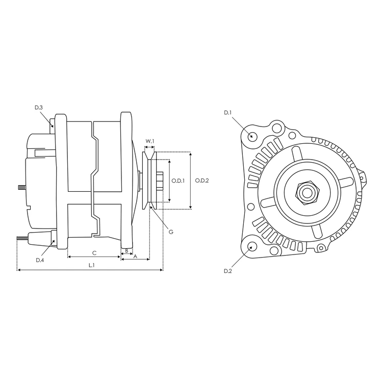 Alternateur Honda(V1)