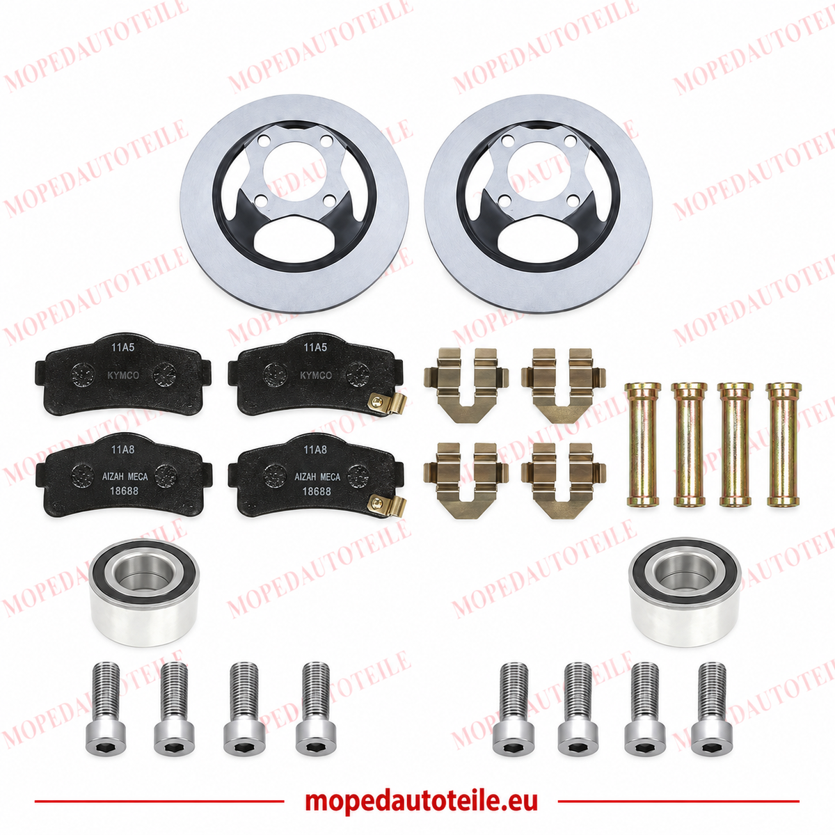 Juego de frenos delanteros, Ligier(JS50/JS60/IXO) Microcar(M8/MGO 1/2/3/4)
