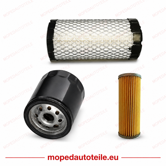 Paquete de mantenimiento 2TNE68 Filtro de aceite Filtro de aire Filtro de diésel Yanmar(Microcar/Chatenet)