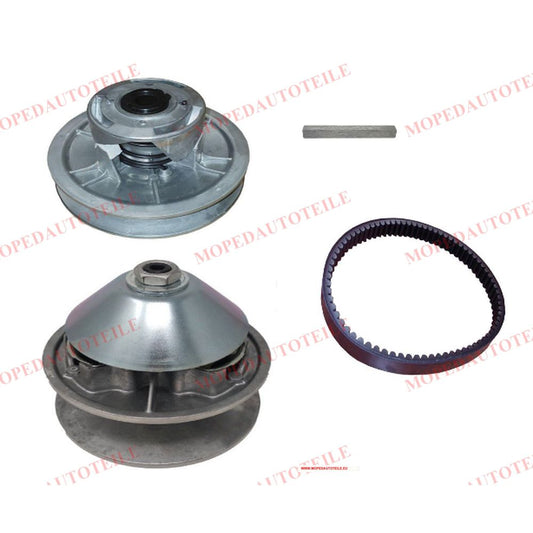 Vario Motorseite+Getriebeseite+Antriebsriemen(042/3MDP23A)+(Keil/Paßfeder), Grecav(Sonique)