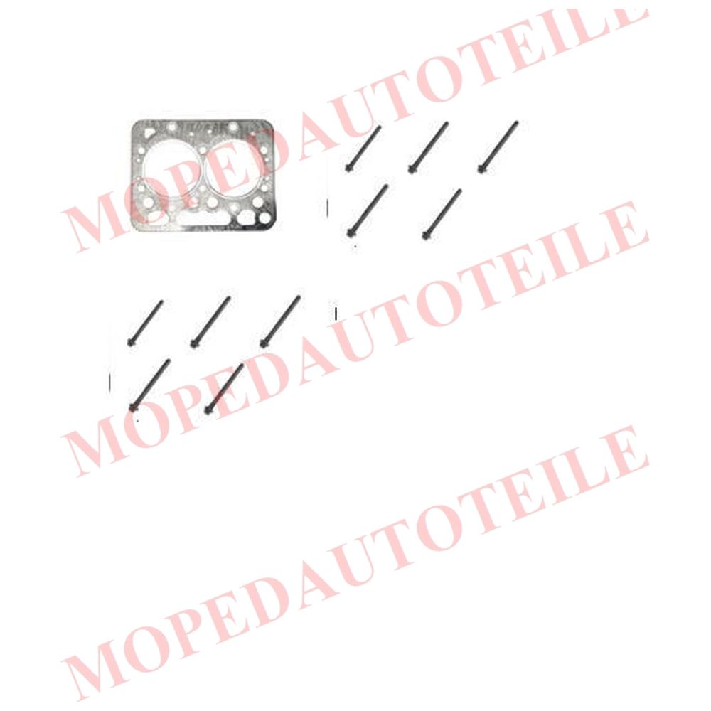 Head gasket + head bolts Kubota (Z402) Aixam