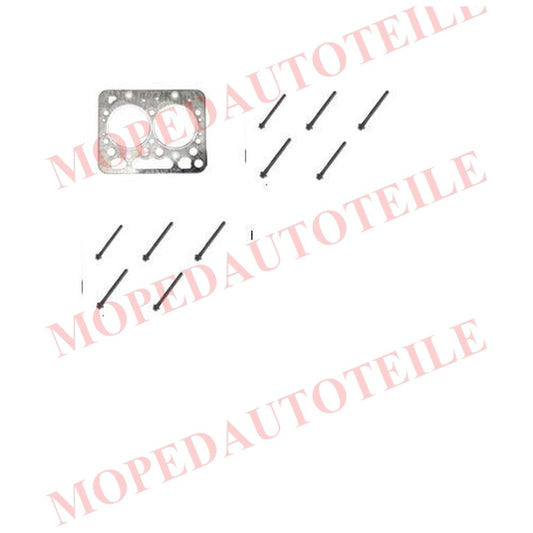 Head gasket + head bolts Kubota (Z402) Aixam